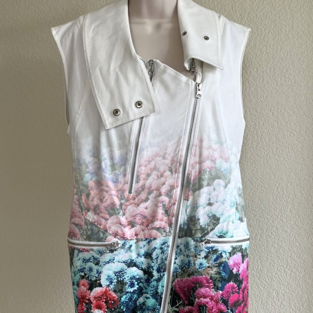 Rebecca Minkoff MEDIUM Floral Moto Vest